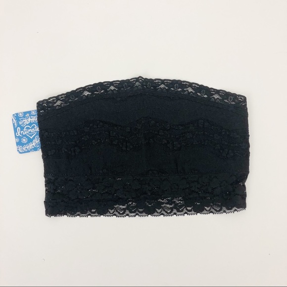 FREE PEOPLE Black Bandeau Scallop Lace - Picture 2 of 6